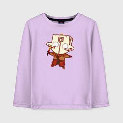 Лонгслив хлопковый детский Герой из Dota 2, цвет: лаванда