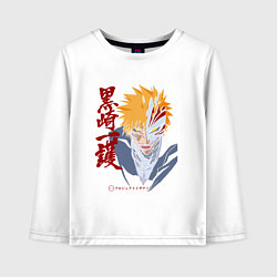 Детский лонгслив Блич Ичиго Куросаки маска