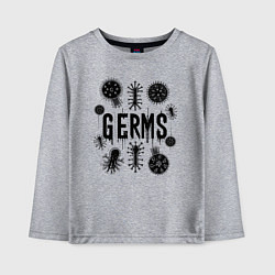 Детский лонгслив Микробы вирусы и бактерии
