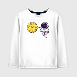 Детский лонгслив Bubble moon