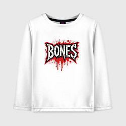 Детский лонгслив Логотип Bones