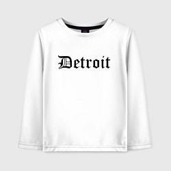 Детский лонгслив Detroit Michigan - USA