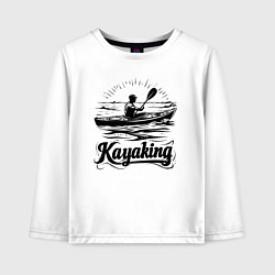 Детский лонгслив Каякинг на рассвете