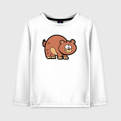 Детский лонгслив Мишутка