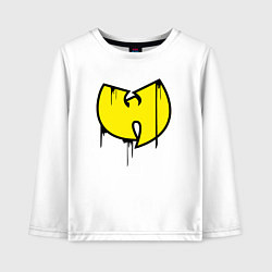 Лонгслив хлопковый детский Wu-Tang style, цвет: белый