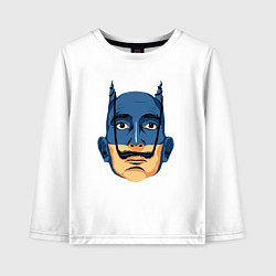 Лонгслив хлопковый детский Batman Dali, цвет: белый