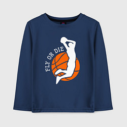 Детский лонгслив Лети или умри