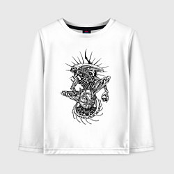 Детский лонгслив Чужой и лицехват