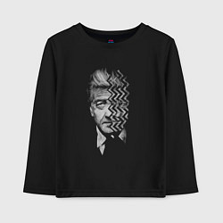 Лонгслив хлопковый детский Линч, цвет: черный