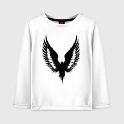 Детский лонгслив Крылатый силуэт Banksy
