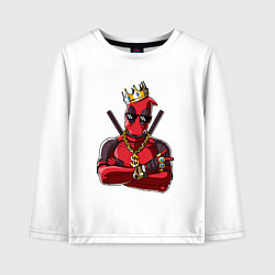 Детский лонгслив Deadpool rapper