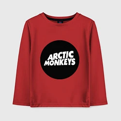 Лонгслив хлопковый детский Arctic Monkeys Round, цвет: красный