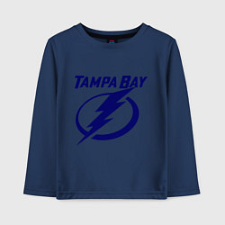 Лонгслив хлопковый детский HC Tampa Bay, цвет: тёмно-синий