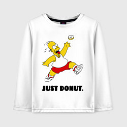 Детский лонгслив Just Donut