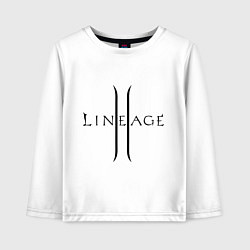 Детский лонгслив Lineage logo