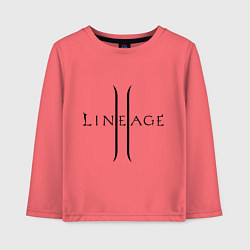 Детский лонгслив Lineage logo