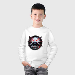 Лонгслив хлопковый детский The Witcher 3, цвет: белый — фото 2