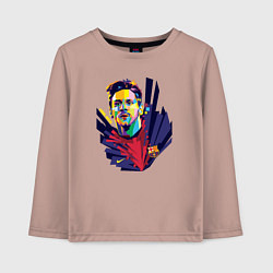 Детский лонгслив Messi Art