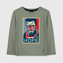 Лонгслив хлопковый детский Half-Life: Hope, цвет: авокадо