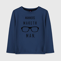 Детский лонгслив Kingsman: Manners maketh man