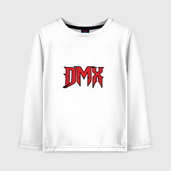 Лонгслив хлопковый детский DMX, цвет: белый