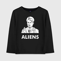 Детский лонгслив Mulder Aliens