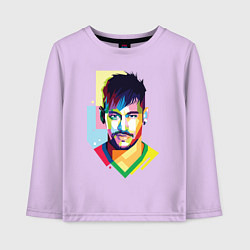 Лонгслив хлопковый детский Neymar: fun-art, цвет: лаванда