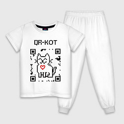 Детская пижама QR-code-kote