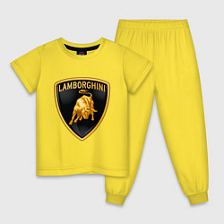 Детская пижама Lamborghini logo