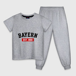 Детская пижама FC Bayern Est. 1900