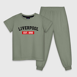 Детская пижама FC Liverpool Est. 1892
