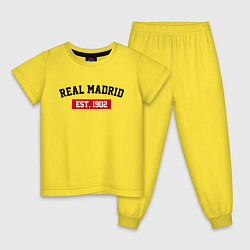 Детская пижама FC Real Madrid Est. 1902