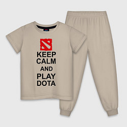 Детская пижама Keep Calm & Play Dota