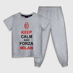 Детская пижама Keep Calm & Forza Milan