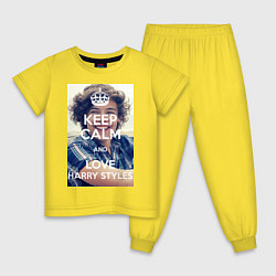 Детская пижама Keep Calm & Love Harry Styles