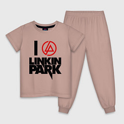 Детская пижама I love Linkin Park