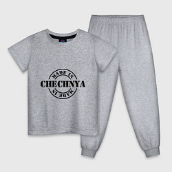 Пижама хлопковая детская Made in Chechnya, цвет: меланж