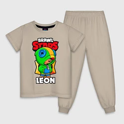 Детская пижама BRAWL STARS LEON