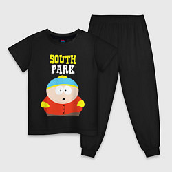 Пижама хлопковая детская SOUTH PARK, цвет: черный