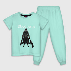 Пижама хлопковая детская Bloodborne, цвет: мятный