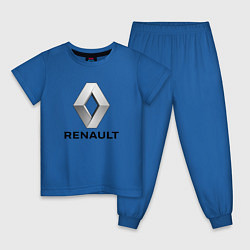 Пижама хлопковая детская RENAULT цвета синий — фото 1