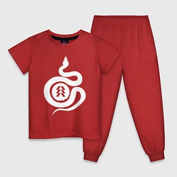 Пижама хлопковая детская DESTINY 2, цвет: красный