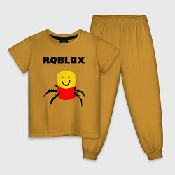 Пижама хлопковая детская ROBLOX, цвет: горчичный