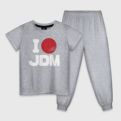 Пижама хлопковая детская JDM, цвет: меланж