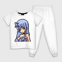 Детская пижама Pixel art anime girl