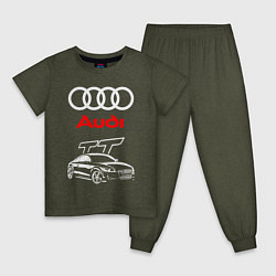 Детская пижама AUDI TT АУДИ ТТ СПОРТ
