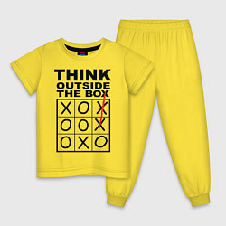 Детская пижама THINK OUTSIDE THE BOX