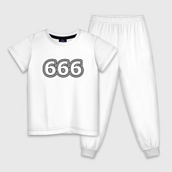 Детская пижама 666