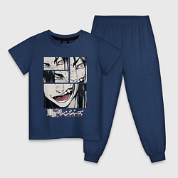 Пижама хлопковая детская Кейсуке Токийские Мстители, цвет: тёмно-синий