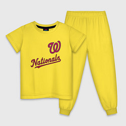 Детская пижама Washington Nationals - baseball team!